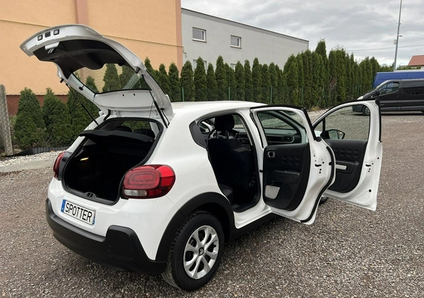 Citroen C3 cena 39900 przebieg: 133000, rok produkcji 2019 z Mława małe 277